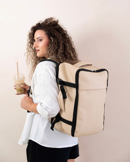 Explorer Vanilla Latte - Mochila de Viagem Cabin Size