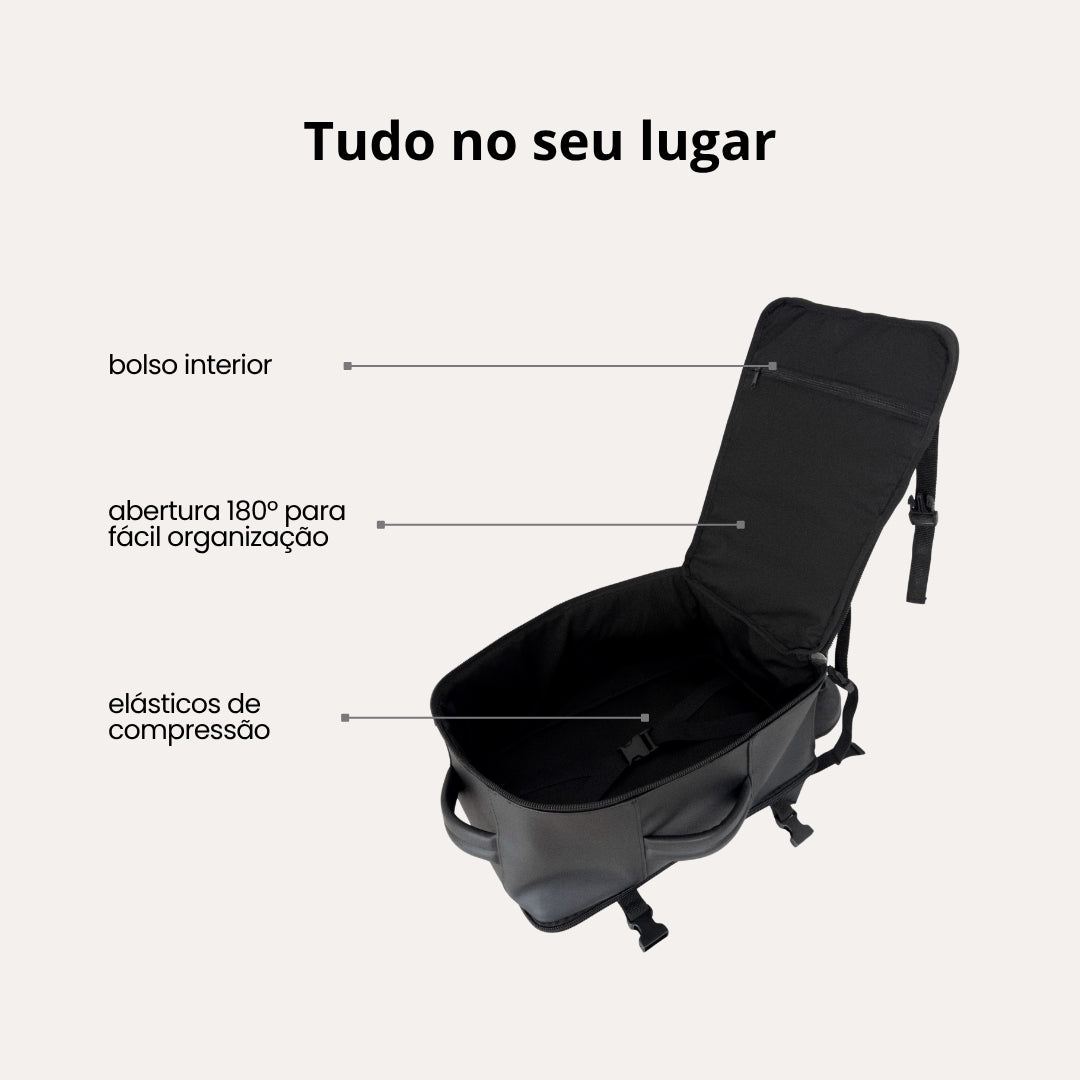 Mochila de Viagem Explorer 40x30x20cm