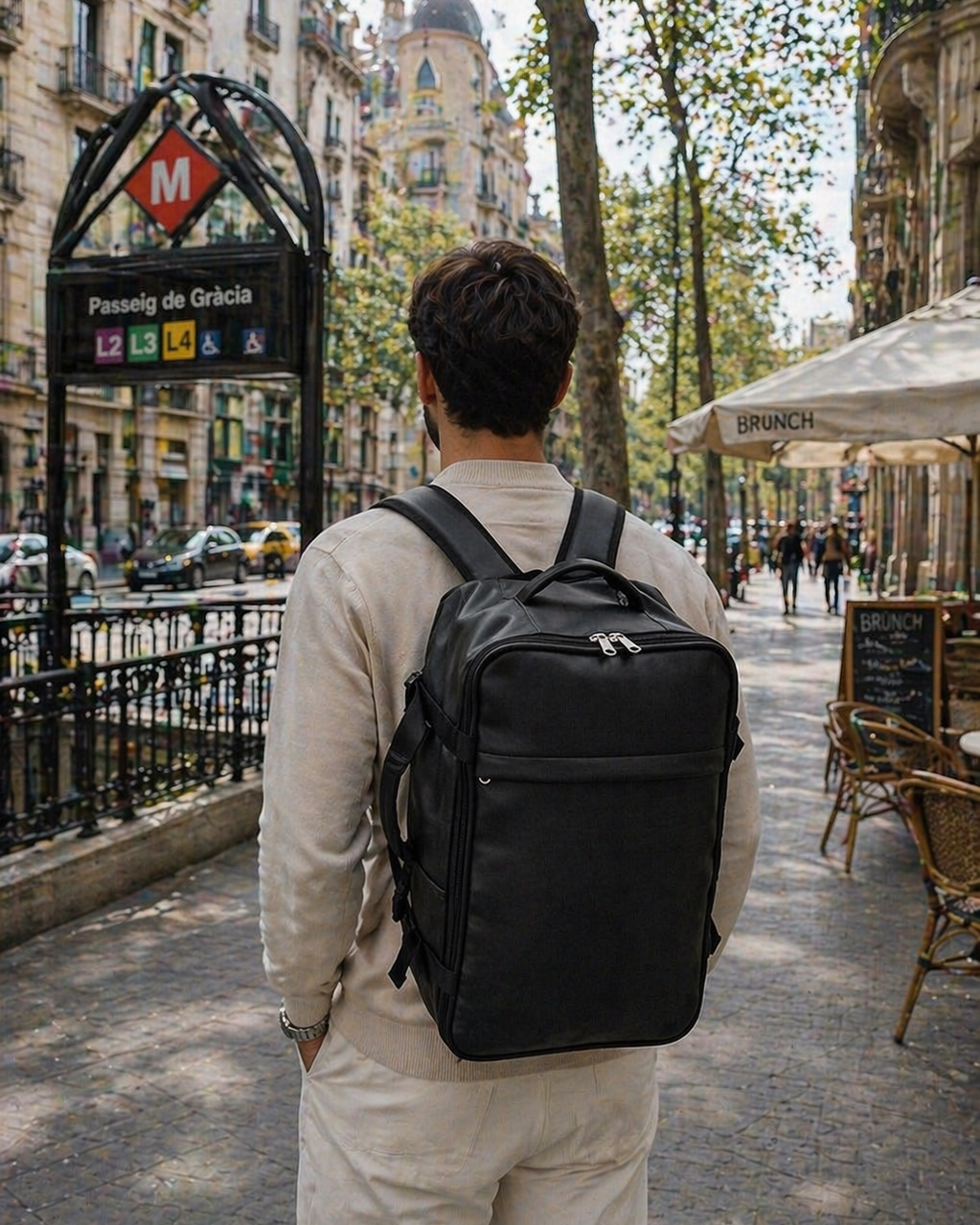 1 Ryanair Bagagem de mão Mochila Medidas 40x20x25 Mala Cabine Viagem Aprovada Para Voos De Avião Companhias Aéreas