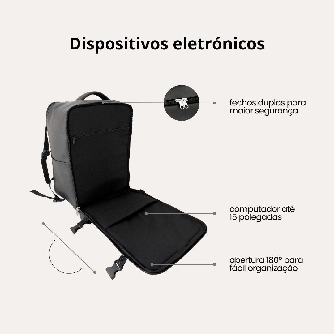 Explorer Vanilla Latte - Mochila de Viagem Cabin Size