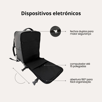 Explorer Vanilla Latte - Mochila de Viagem Cabin Size